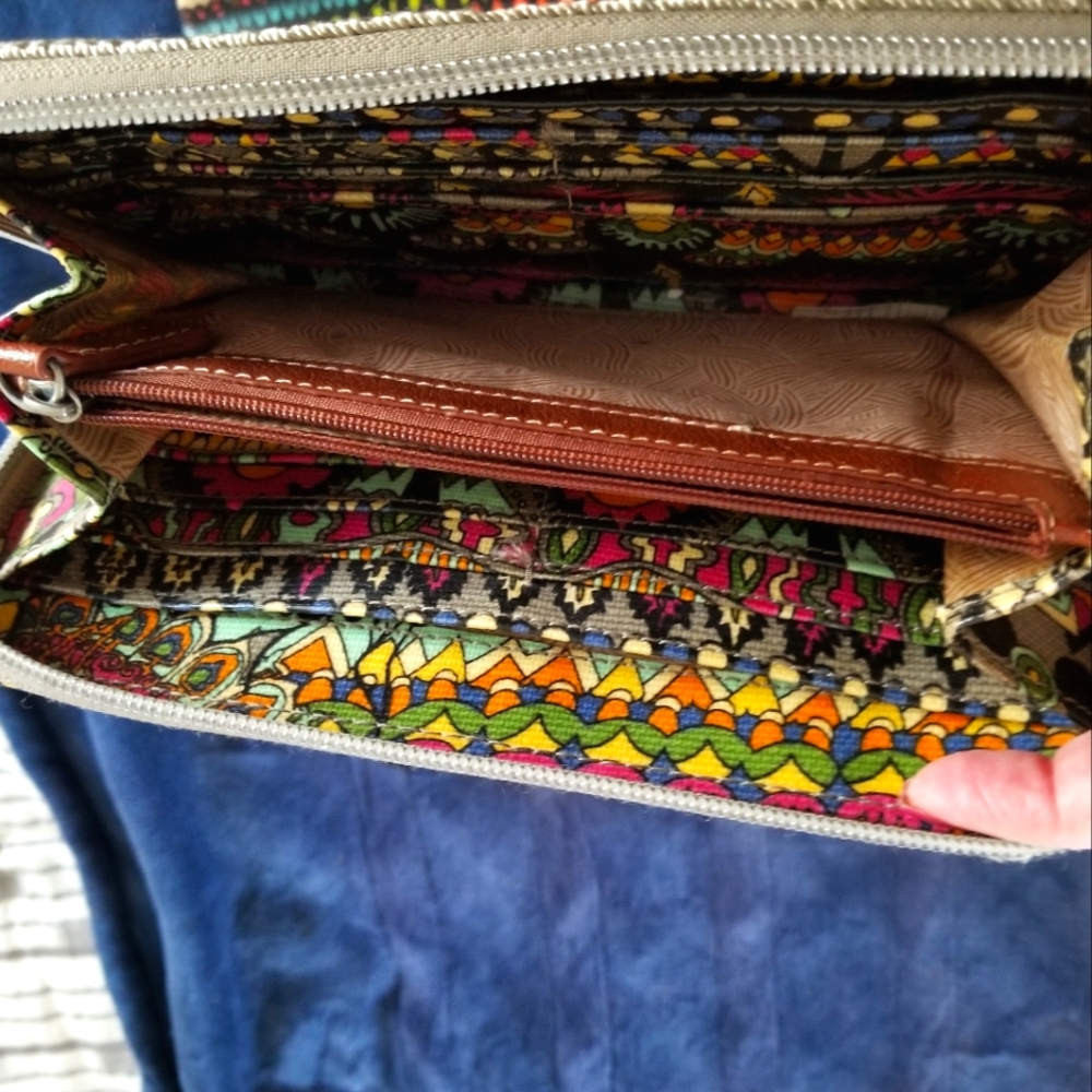 Sakroots cross body bag with wallet. Adjustable strap. Great condition. - Picture 12 of 12